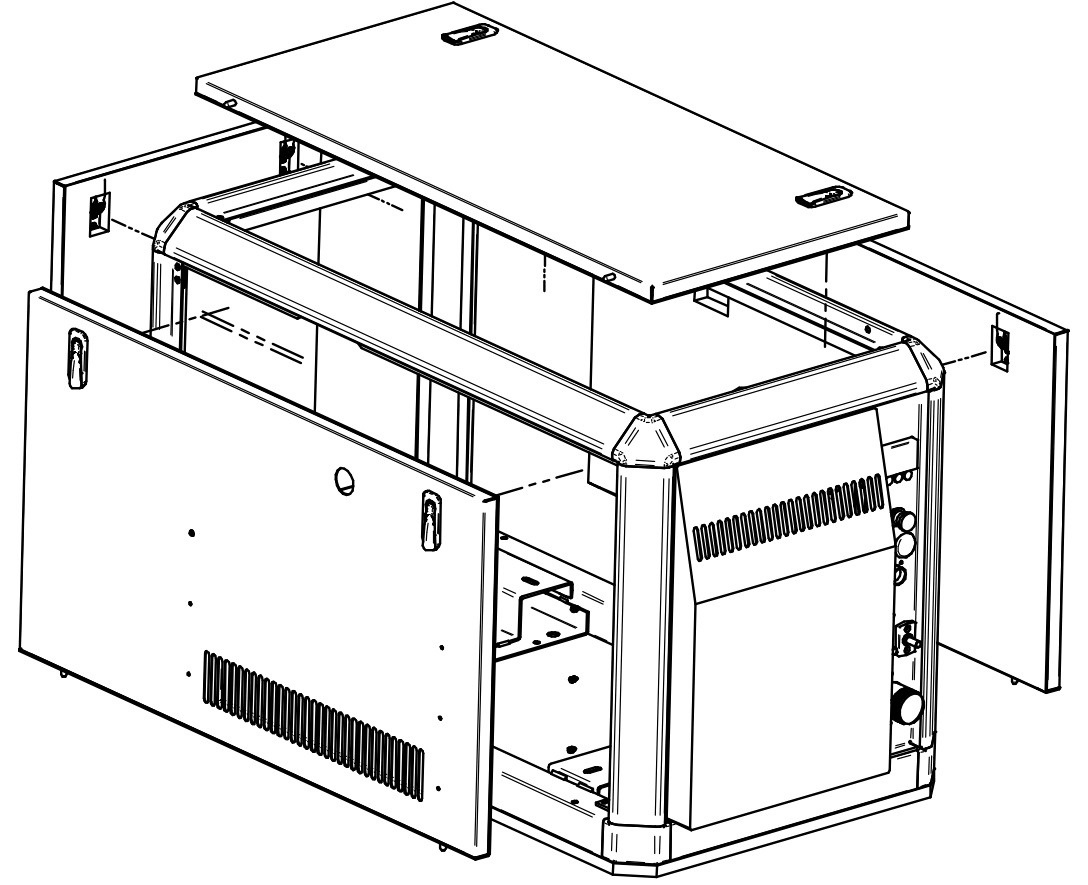 Solé Scheepsgenerator Mini 63 model 20 GSC  18 4kVA-18 4kW  1-fase  1500 omw./min