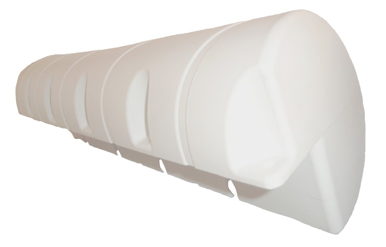 Allpa Dockfender 1100x240x240mm 6 0kg wit (maat 2)