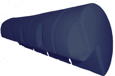 Allpa Dockfender 1100x240x240mm 6 0kg Blauw (maat 2)
