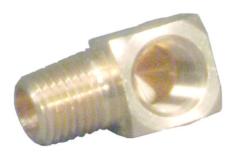 Sierra Brandstoftankfitting messing  90°  universeel  1/4 NPT male/female