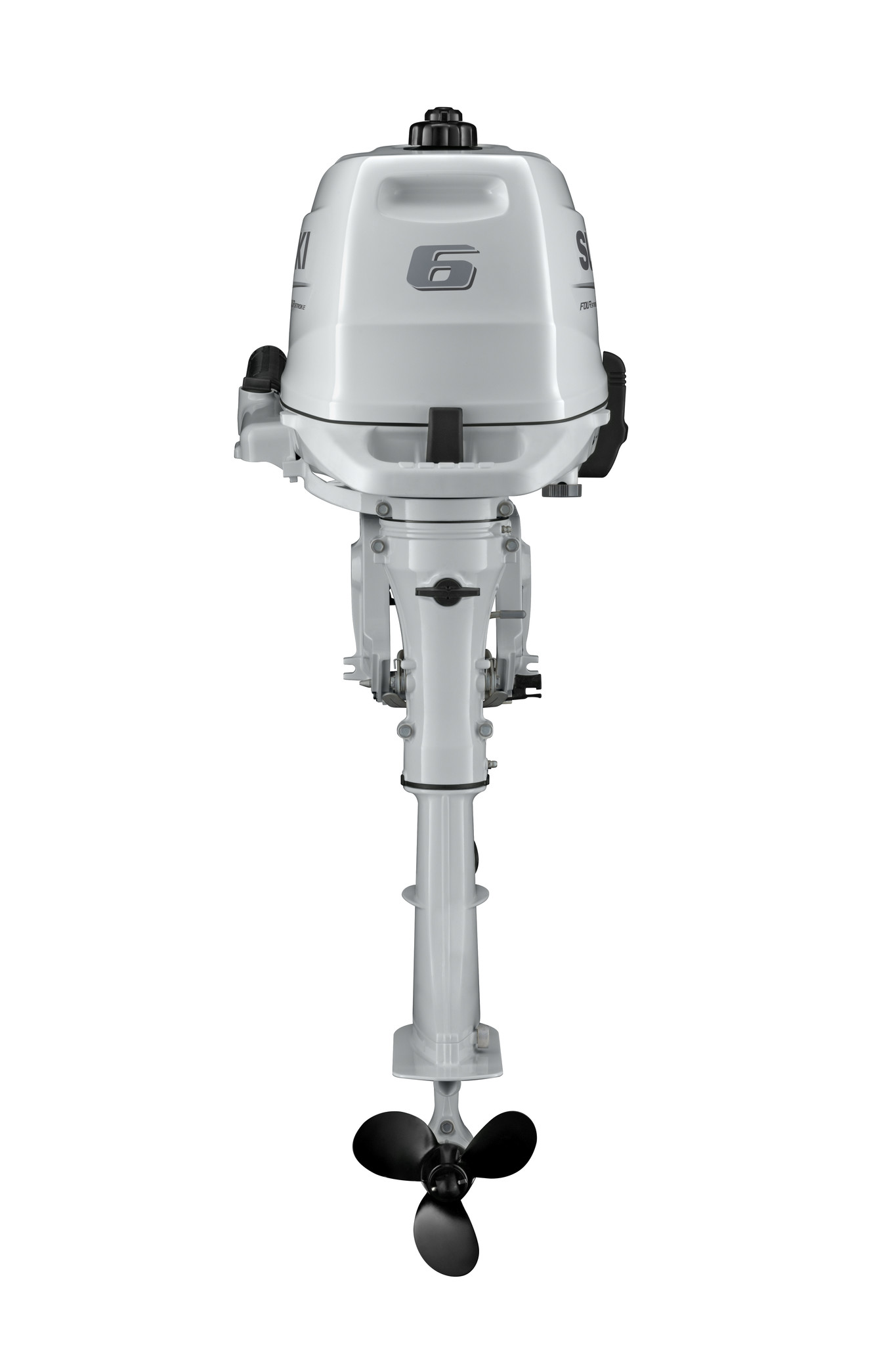 Suzuki buitenboordmotor 6pk - DF6A - Kortstaart - Wit