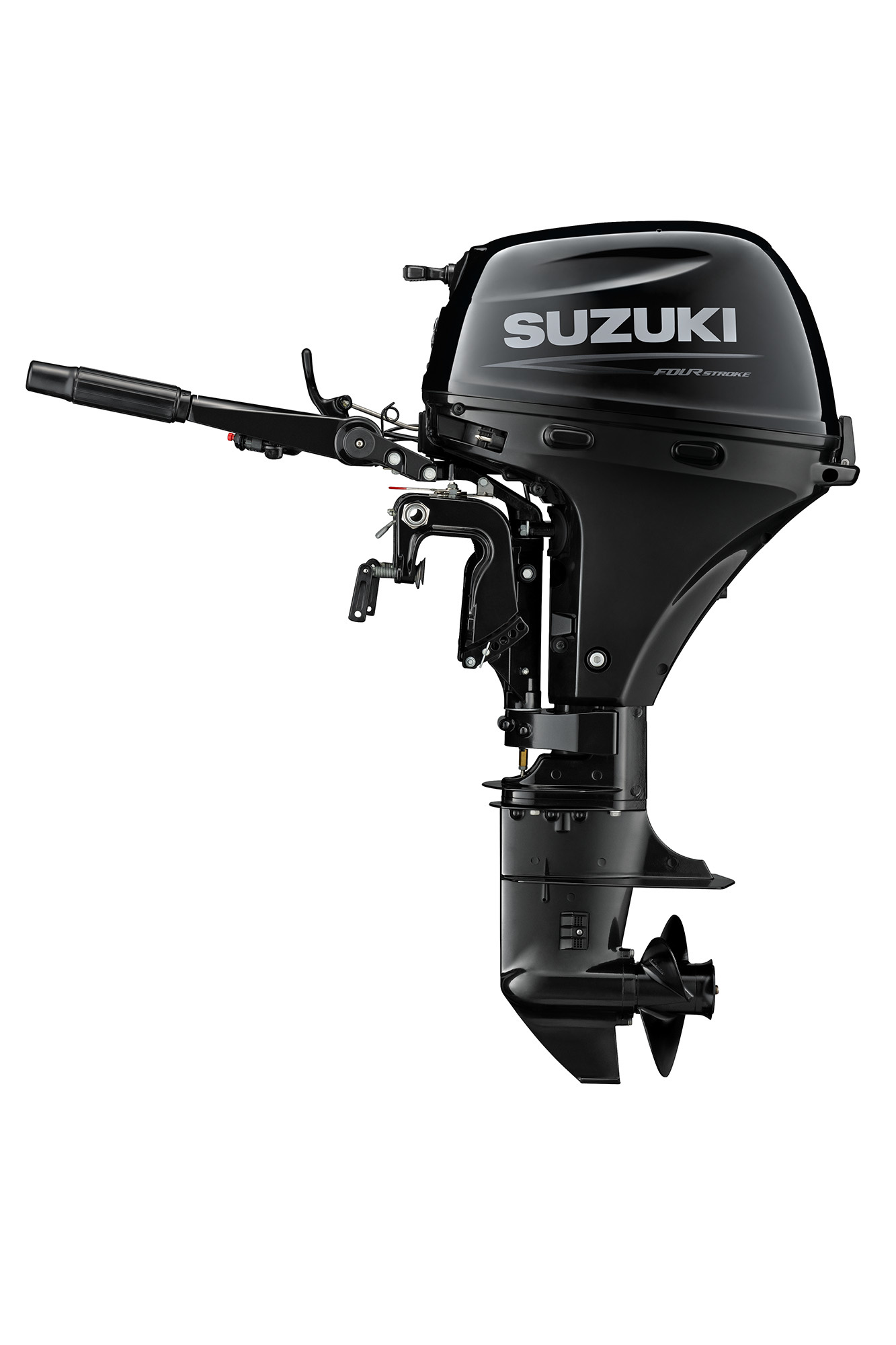 Suzuki buitenboordmotor 15 pk – DF15A - Kortstaart – Zwart