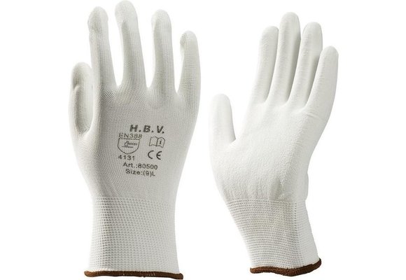 White touch handschoen PU
