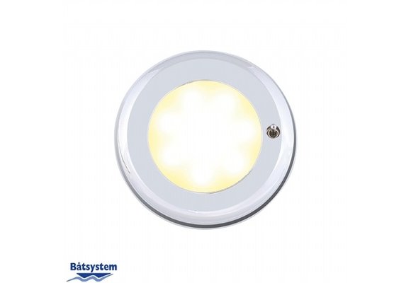 Båtsystem Nova II matzilver m/schakelaar - 8-30V-2W