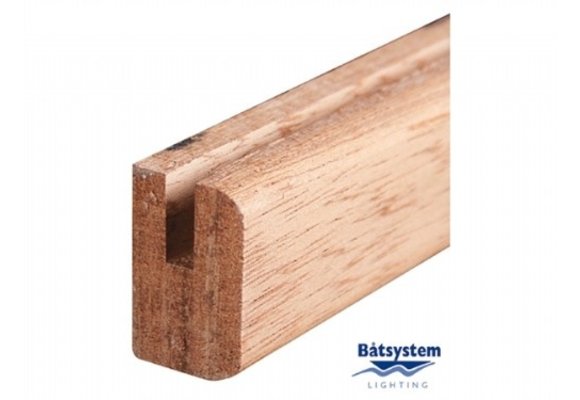 Båtsystem Mahonie profiel 25x16mm - 1M voor Mini sleeve 9350S