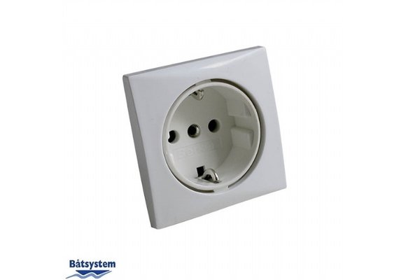 Båtsystem 230V stopcontact - wit