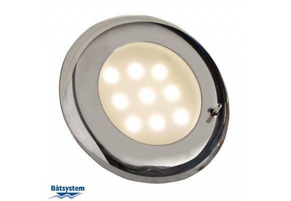Båtsystem Nova LED Chroom+sch - 8-30V-2W - Helder