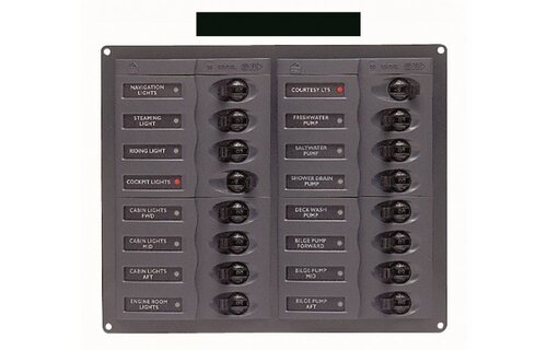Bep Schakelpaneel - 16 Schakelaars/12v