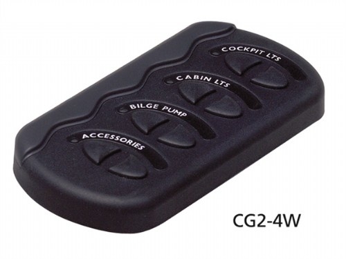 BEP Contour G2 - 4 schakelaars+zekering