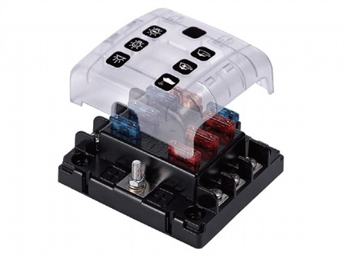 BEP 6-voudige - afgedekte zekeringhouder Quick Connect
