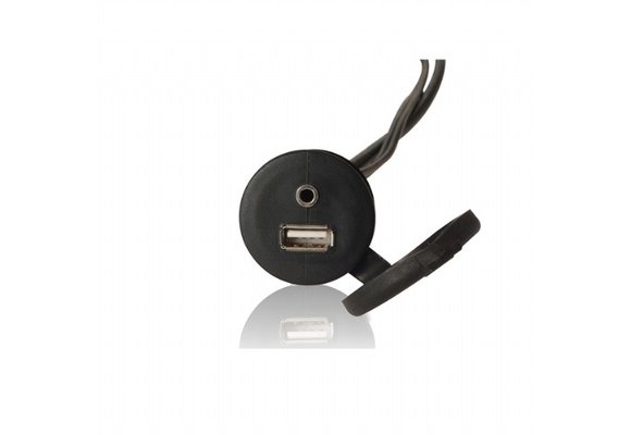 Fusion MS-CBUSB3.5 / USB+3.5mm AUX flushmount
