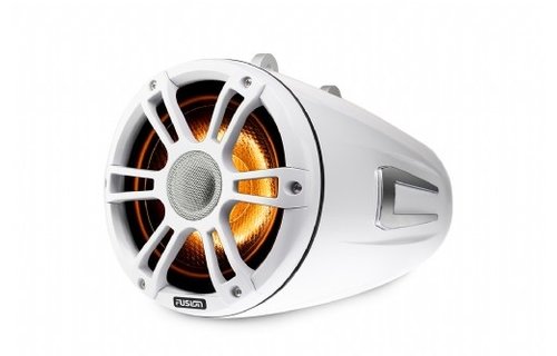 Fusion SG-FLT772SPW 7.7'' Sports White Tower Speaker - CRGBW LED