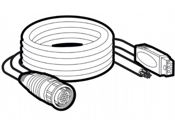 Humminbird AS GPS NMEA SOLIX/ONIX Splitter Cable voor GPS antenne en NMEA 0183