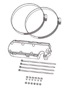 Humminbird AD MTM Trolling Motor kit voor XM transducer