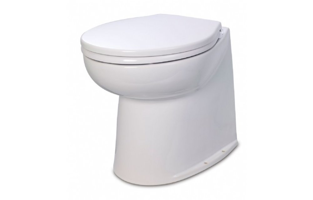58040-2024 Jabsco De Luxe 17" elektr. toilet 24V - recht met solenoid
