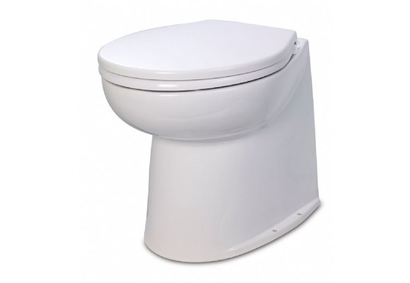 Jabsco De Luxe 17" elektrisch toilet 12V | recht met spoelwaterpomp (58240|2012)