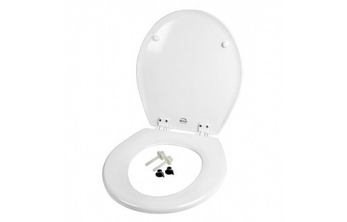 Jabsco Wit Houten Bril en Deksel Regular (29127-1000)