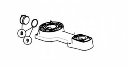 Jabsco O-ring+Plug Bayonet >2003 | nr 8/9 (29028-2000)