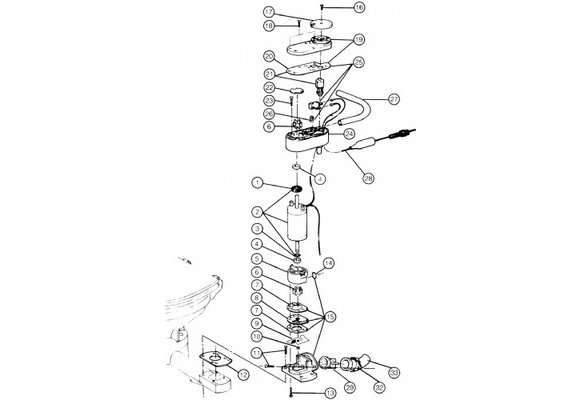 Jabsco Pakking nr 20 (29200) (29075-1000)