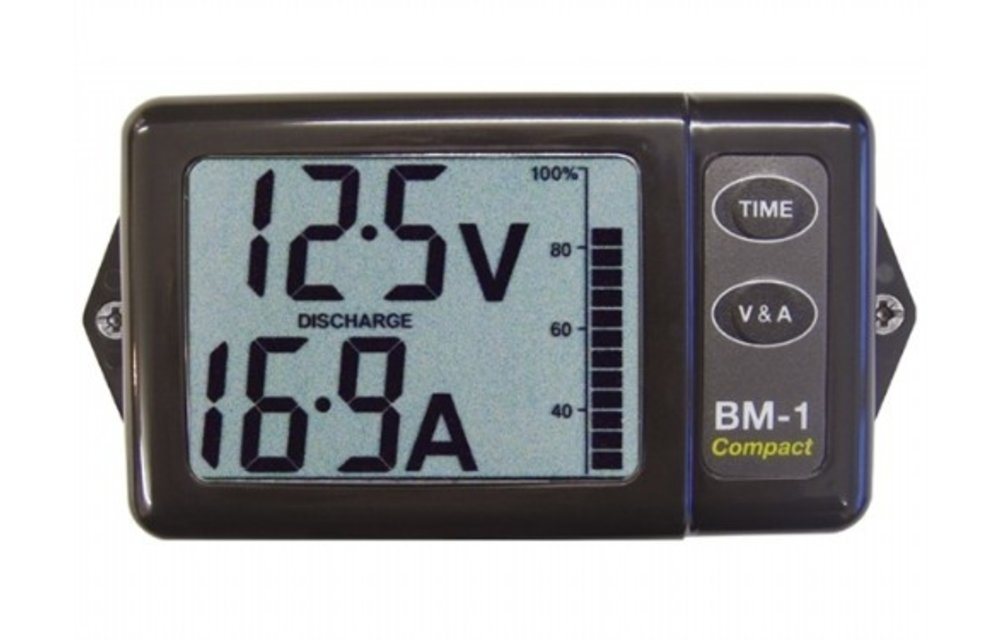 Nasa Compact Batterymonitor Grijs