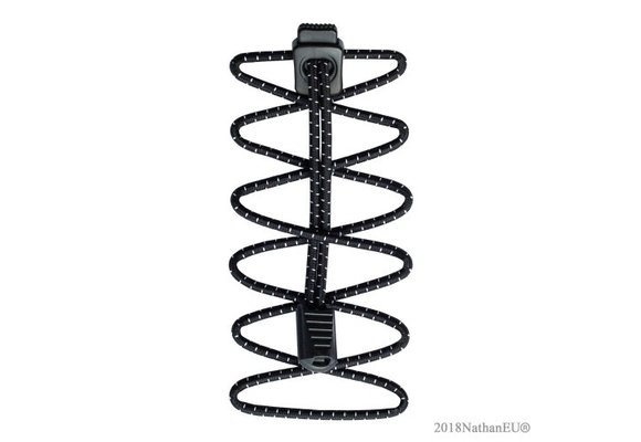 Nathan Run Laces Reflective Black - Veters