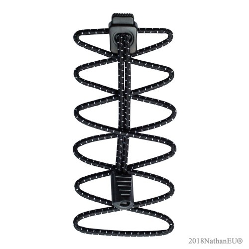 Nathan Run Laces Reflective Black - Veters