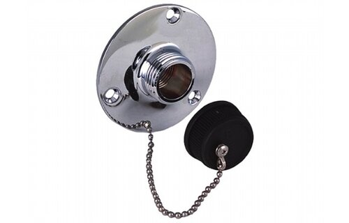 Perko Dekaansluiting Dekwaspomp 1/2" Chroom