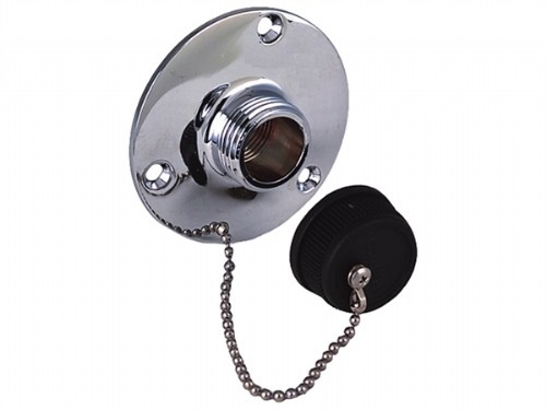 Perko Dekaansluiting Dekwaspomp 1/2" Chroom