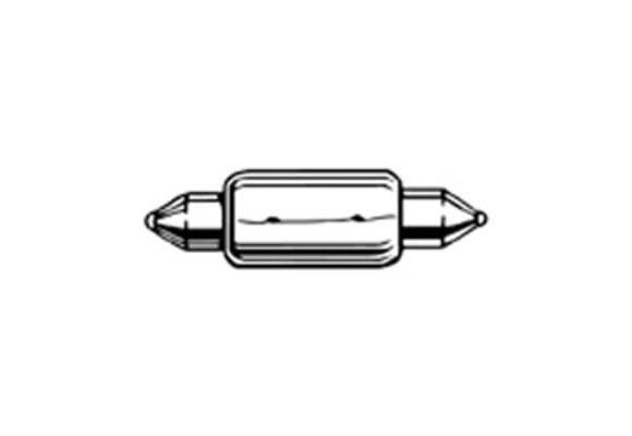 Perko Gloeilampje Buis 28 -5mm 12V/10W - 2x/blister