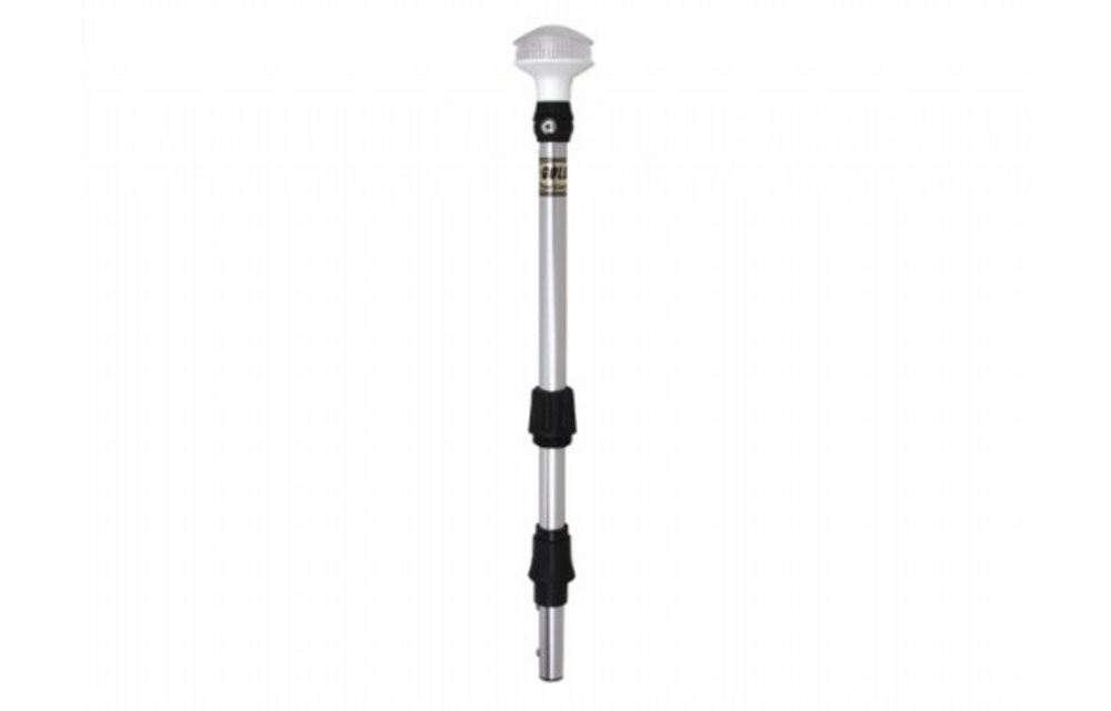 Perko LED verstelb.lant. wit/mast 91cm