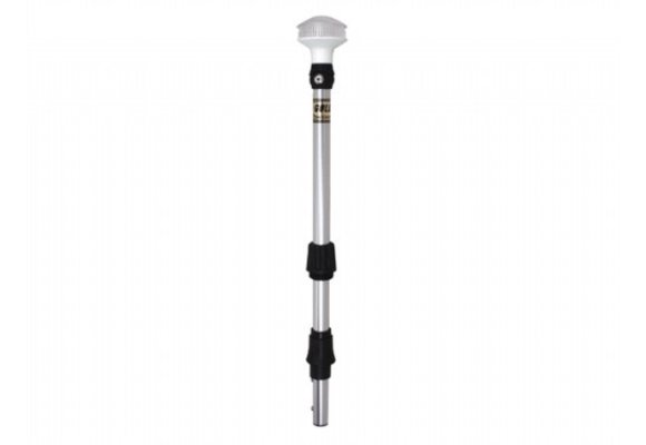 Perko LED verstelb.lant. wit/mast 91cm