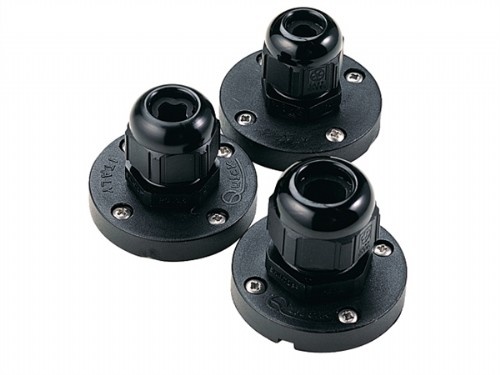 Quick Draaddoorvoer - Zwart - 10-14mm