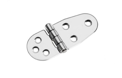 Roca staartscharnier vlak RVS 98 X 40mm 444000