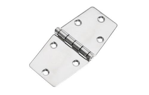 Roca staartscharnier vlak RVS 150 x 75 mm 440113