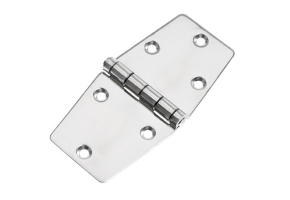 Roca staartscharnier vlak RVS 150 x 75 mm 440113