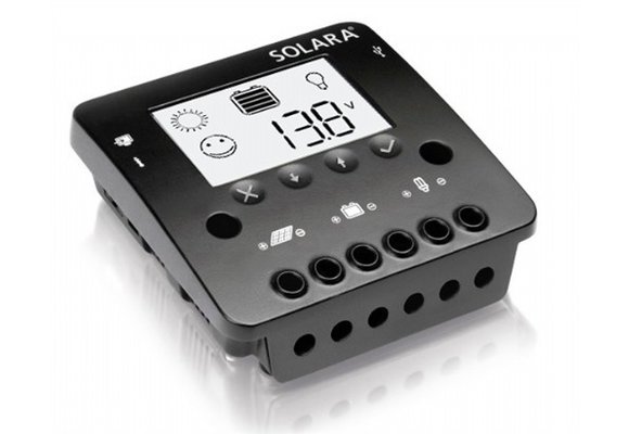 Solara laadregelaar - 12/24V - 10A - LCD display