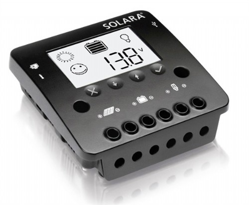 Solara laadregelaar - 12/24V - 10A - LCD display