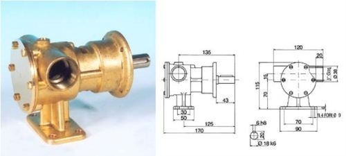 Technautic Koelwaterpomp 1"