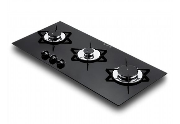 Thetford Topline 931 3-pits inbouwkooktoestel glas