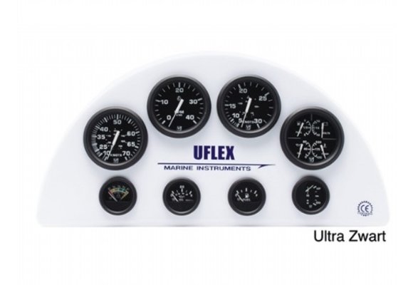 Uflex Ultra Black Watertankmeter -  53mm