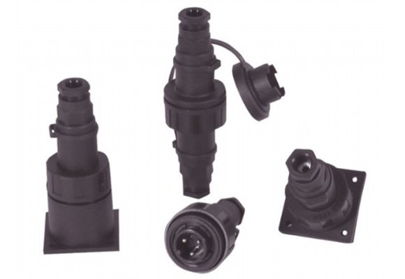 W.D Stopkontakt Opbouw 6 Polig