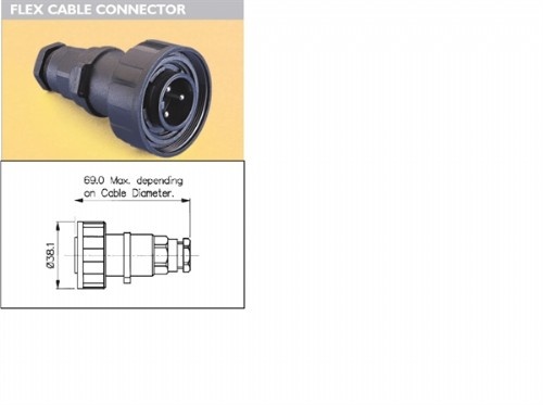 W.D Stopkontakt Inbouw 6 Polig