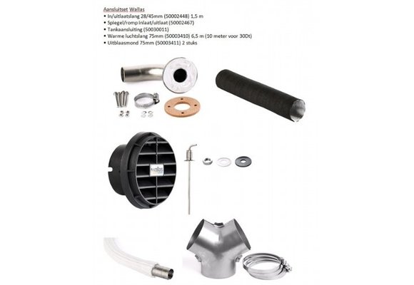 Wallas installatieset 3712 voor 22 Dt/GB