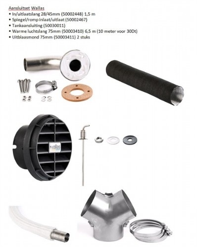 Wallas installatieset 3712 voor 22 Dt/GB