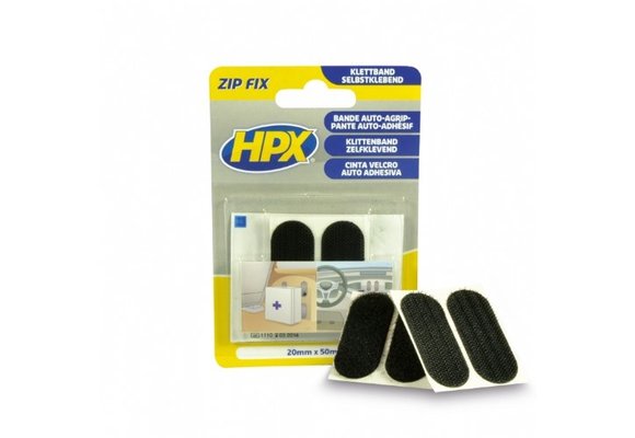 HPX ZipFix klittenband pads 20 x 50 mm