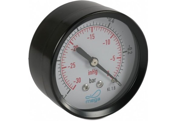 Manometer 1-6 Bar - 1/4" Achteraansluiting