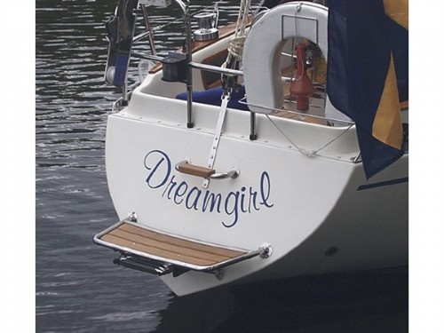 Rvs Zeilbootplatform 80x35cm PT8035