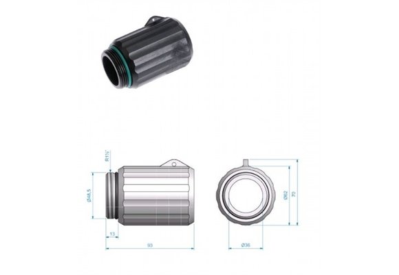 Losse Adapter t.b.v. hendelset 305167+305170