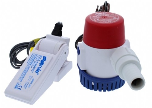 24DA-35A Rule 360 Standaard Bilgepomp 1363 l/u 12V + Bilgeschakelaar