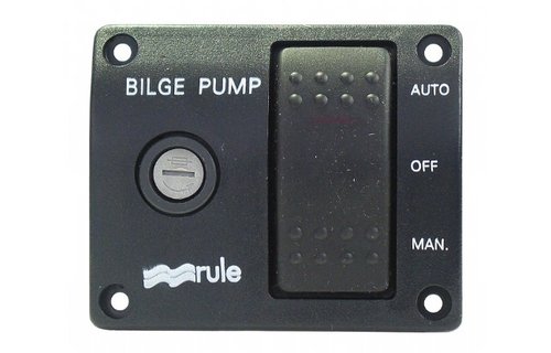 43 Rule DeLuxe Bilgepompschakelpaneel 12V